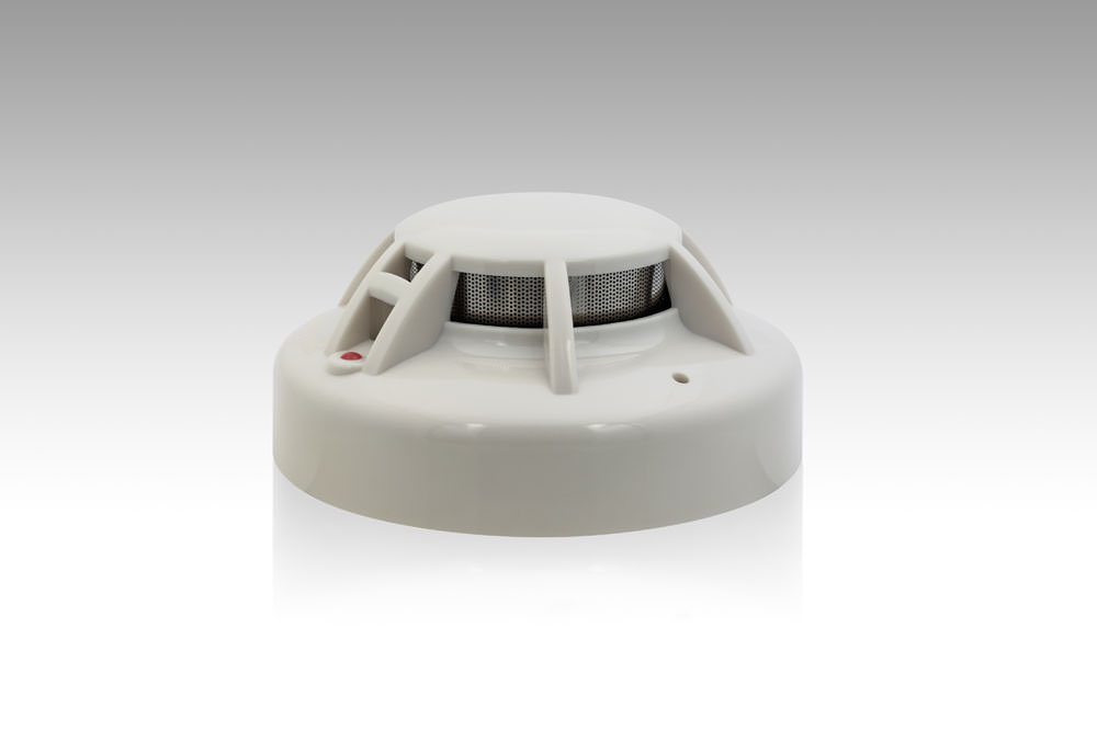 smoke detector or ceiling fire alarm detector home safety device